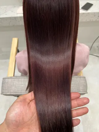セミロング カラー ✨艶髪✨ 吉田誠のヘアスタイル