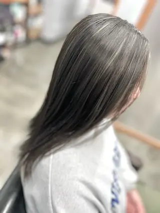 セミロング カラー Style Tのヘアスタイル