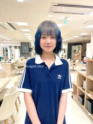 ショート カラー パーマ ヘアアレンジ 🍒KIKUCHI KANAE🍒のヘアスタイル