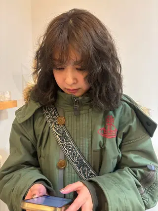 カラー パーマ ブリーチなしカラー/ パーマ/おとは🦖♡のヘアスタイル