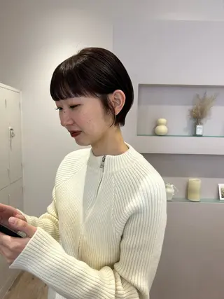 ショート 北野 未優香のヘアスタイル