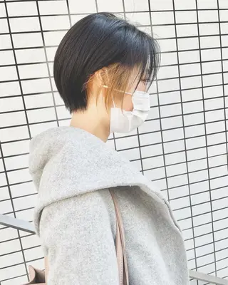 ショート カラー ショートボブ髪質改善 縮毛矯正のプロ山道潤のヘアスタイル