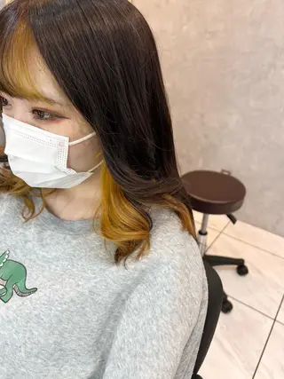 カラー SALOWIN栄 高須大貴のヘアスタイル