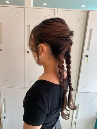 ヘアアレンジ カラー0円モデル募集 ♡nanami♡のヘアスタイル