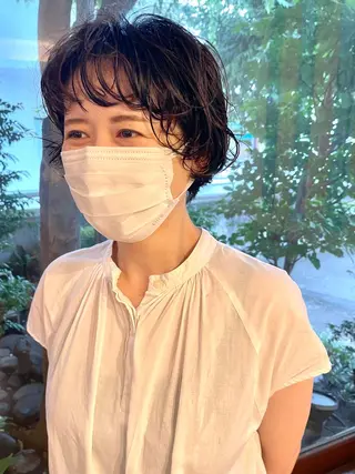 ショート パーマ 田口 武英のヘアスタイル