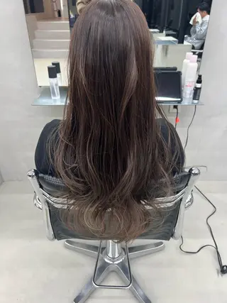 ロング カラー 吉沢遣人/レイヤー 艶カラー/抜け感のヘアスタイル
