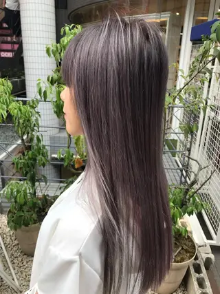 ロング カラー パーマ ヘアアレンジ メンズ キッズ ネイル マツエク・マツパ 神山 昌子のヘアスタイル