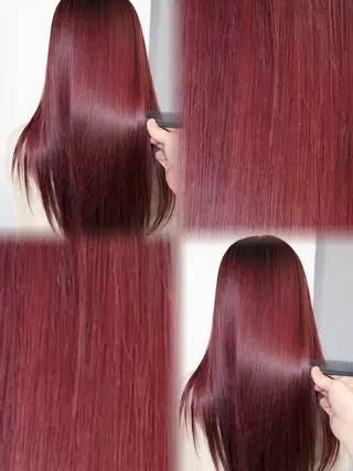 ロング カラー 天野 利咲のヘアスタイル