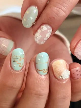 ネイル rina🎀 ご新規様受付中🌷のネイルデザイン
