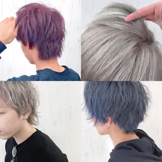 カラー メンズ 渋谷:インナーカラー ／🍒エリカ🍒のヘアスタイル