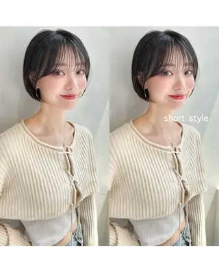 ショート 未来 【ボブ・ショート⠀】のヘアスタイル