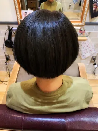 ショート カラー 新宿/韓国レイヤー 髪質改善カラー/角所のヘアスタイル