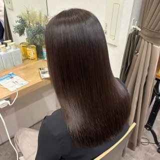 カラー 艶感カラー/オリーブ アレンジ：♡のヘアスタイル