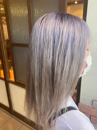 ロング カラー パーマ ヘアアレンジ メンズ キッズ ネイル マツエク・マツパ 🌈髪質改善・美髪矯 正・平野瀬乃🌈のヘアスタイル