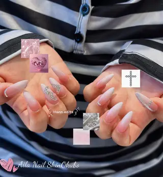 セミロング Aila Nail ShinOkuboのネイルデザイン