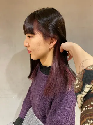 ミディアム MIYU💋💖 〈XENA渋谷本店〉のヘアスタイル