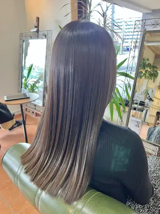ロング カラー 石井 佑樹のヘアスタイル