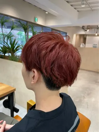 カラー メンズ naoya .のヘアスタイル