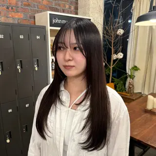 ロング カラー theBRIDGE/ 神谷ゆうなのヘアスタイル