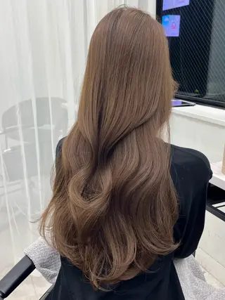 ロング カラー 韓国ヘア🎀 もかのヘアスタイル