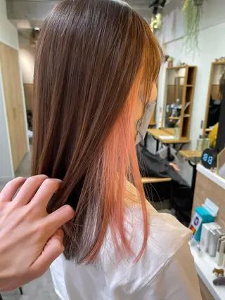ロング カラー レイン🌏🌱 似合わせ/ハイトーンのヘアスタイル