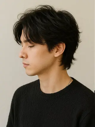 ミディアム たけと/フェード モデル募集中のヘアスタイル