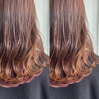 ロング カラー Snaly カラー特化ページのヘアスタイル