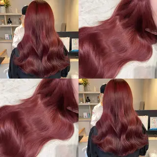 ロング カラー ブリーチなしカラー kana🐱のヘアスタイル