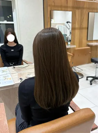 セミロング 透明感カラー🌿 ｍｏｅのヘアスタイル