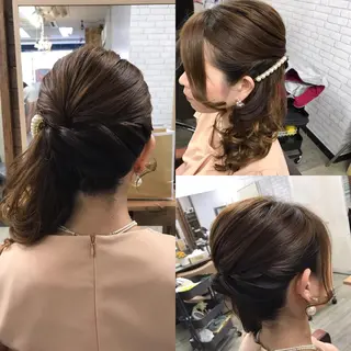 セミロング ヘアアレンジ 大賀 海夕の眉毛・アイブロウイメージ