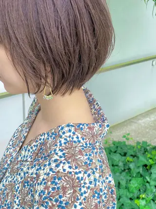 ショート カラー 似合わせ専門美容師 なかじまのヘアスタイル
