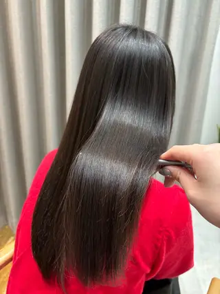 ロング パーマ 🤍美髪縮毛/髪質 改善/池上夏凜🤍のヘアスタイル