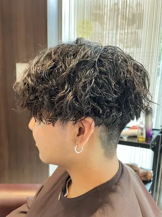 ショート 中島 稔/稲毛メンズパーマのヘアスタイル