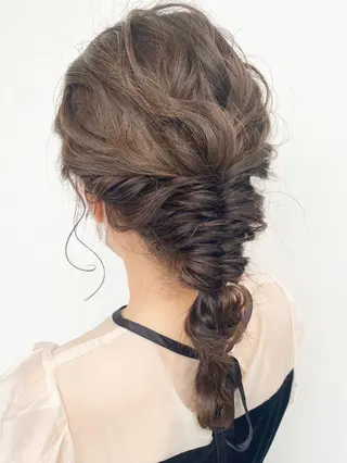 セミロング 艶ピンク*ヘアセット 🌙shioriのヘアスタイル