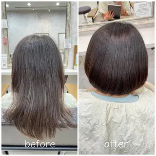 ミディアム キッズ 柴 芙未菜のヘアスタイル
