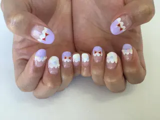 ネイル 💎🐰 saki. m 🐰💎のネイルデザイン