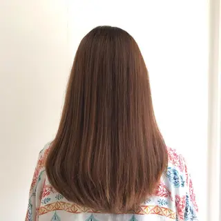 ロング カラー uka スタイリスト 楠本紗己のヘアスタイル