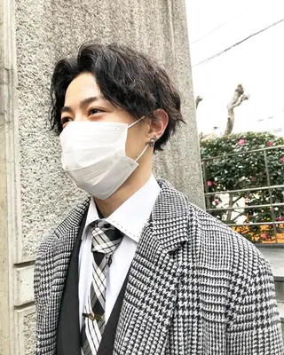 パーマ ヘアアレンジ メンズ メンズ特化✂️栗原 侑也のヘアスタイル