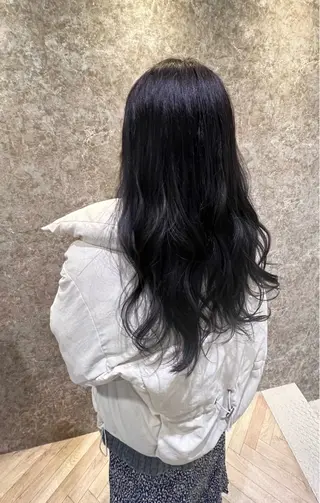 セミロング カラー soi 💜AYAKOのヘアスタイル