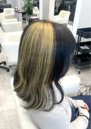 セミロング カラー 透明感カラー/髪質 改善🎀suzukaのヘアスタイル