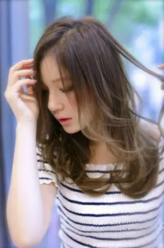 ロング 🇰🇷韓国風艶髪✨ 髪質改善 倉岡しおんのヘアスタイル