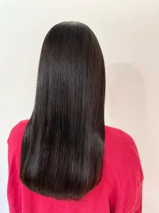 ロング 美髪矯正・ブリーチ 矯正🫧秋元ゆたかのヘアスタイル