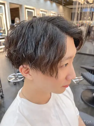 ショート パーマ メンズ メンズパーマ特化/ メッシュ/薫/店長のヘアスタイル