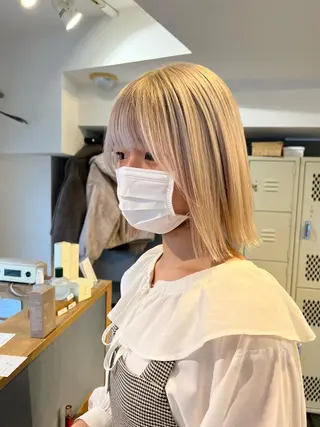 ショート カラー happy  man 🌸クロスパーマ🌸のヘアスタイル