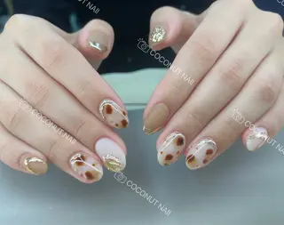 ネイル 神田 ココナッツのネイルデザイン