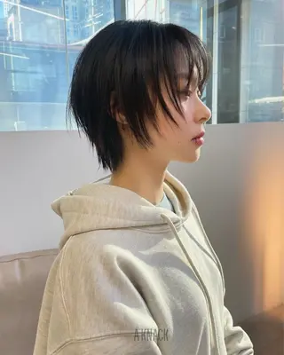 ショート riria/ボブ /ショート/レイヤーのヘアスタイル