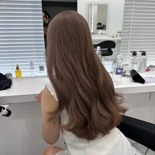 ロング カラー ♡上品韓国髪♡ブラ ウン/SAYATOのヘアスタイル