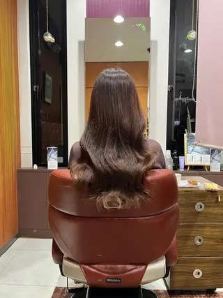 ロング カラー 藤田 竜成のヘアスタイル