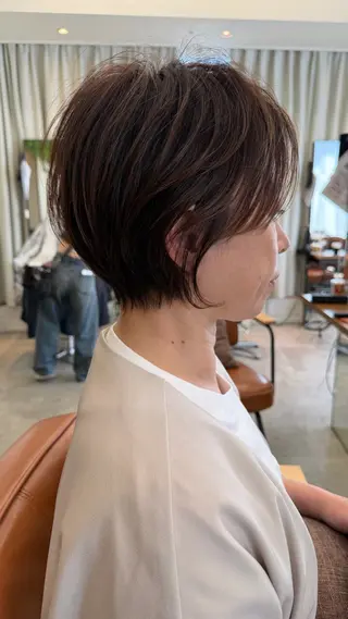 ショート 銀座/ショート/ ショートボブ広瀬のヘアスタイル