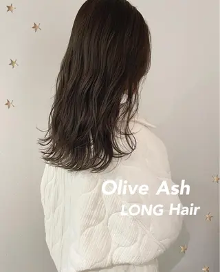 セミロング カラー 市川 千夏のヘアスタイル